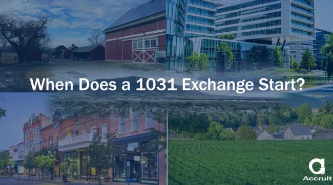 When Does a 1031 Exchange Start?